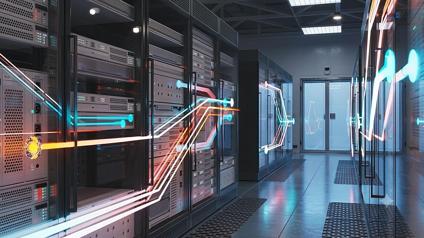 Server hardware and networking cabling